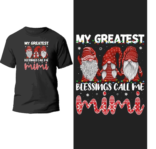 my greatest blessings call me mimi t shirt design.