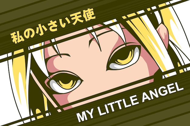 my little angel anime comic manga style