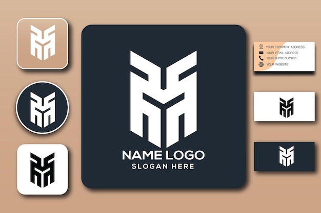 my monogram logo template