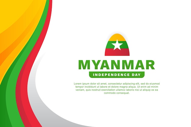 Myanmar Independence Day Background Event