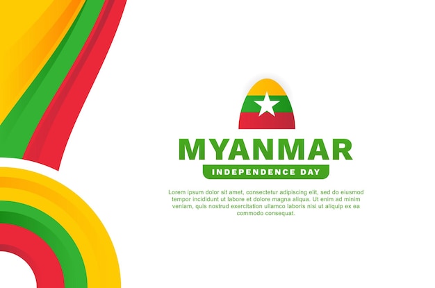 Myanmar Independence Day Background Event