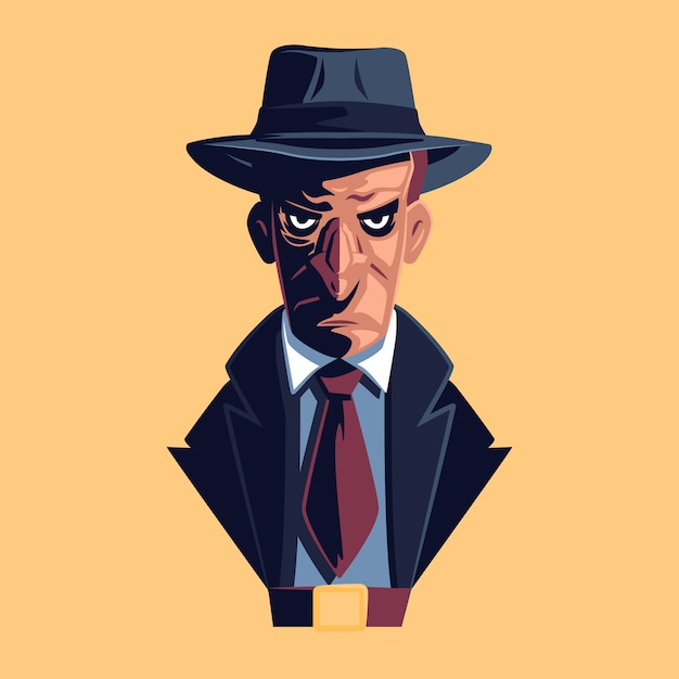 Mysterious mafia character