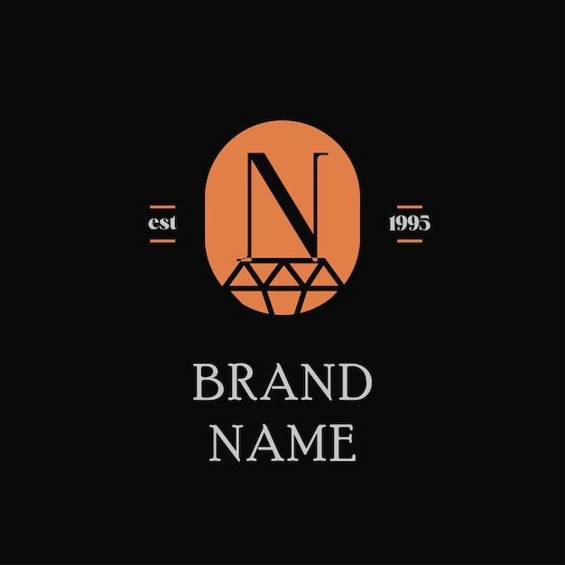 N Gold Luxury logo