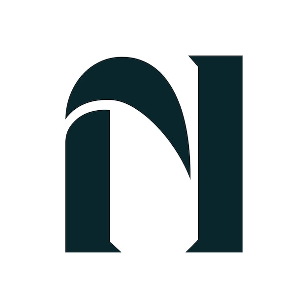 n letter financial logo