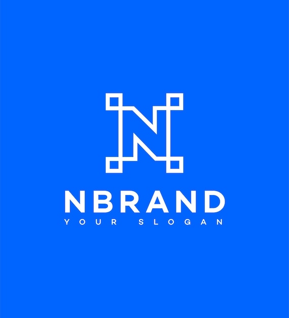 N Letter Logo Brand Icon Identity Sign N Letter Symbol Template