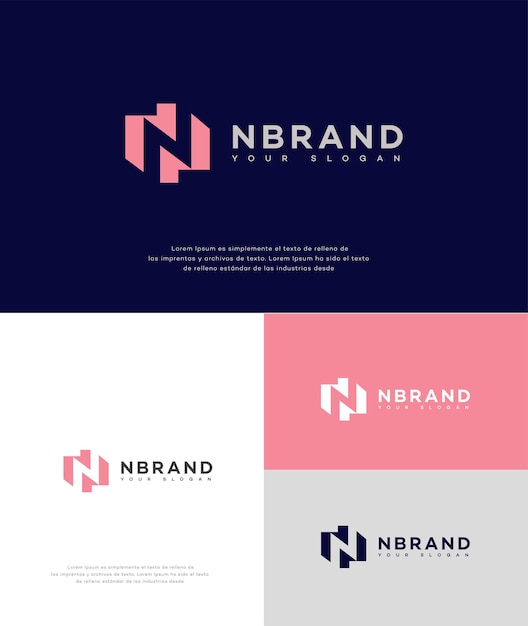 N Letter Logo Icon Brand Identity Sign N Letter Symbol Template