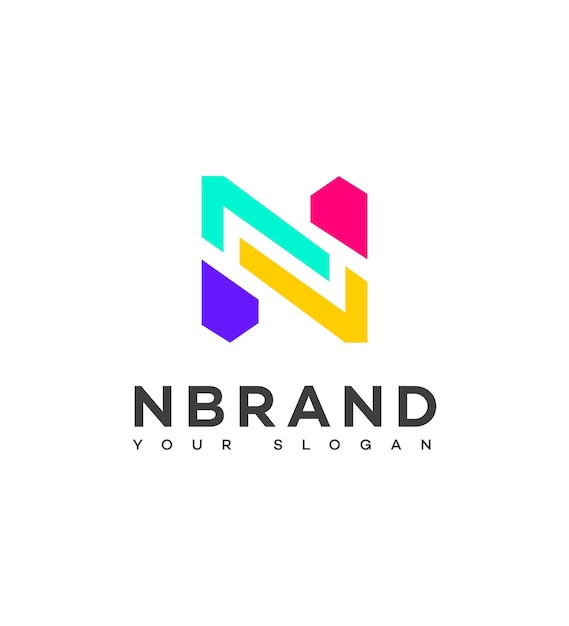 N Letter Logo Icon Brand Identity Sign N Letter Symbol Template