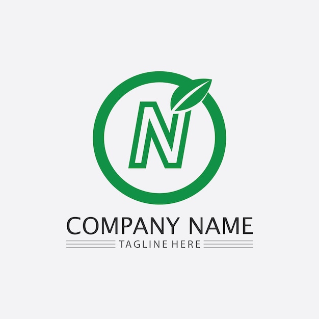 N Letter Logo Template