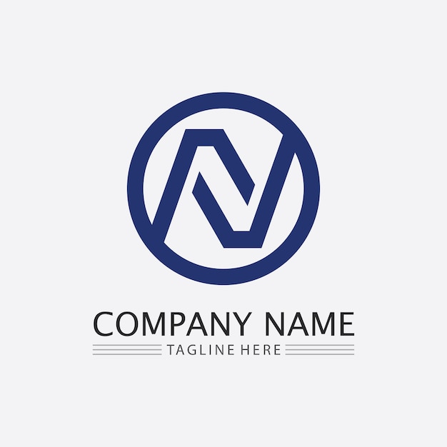 N Letter Logo Template