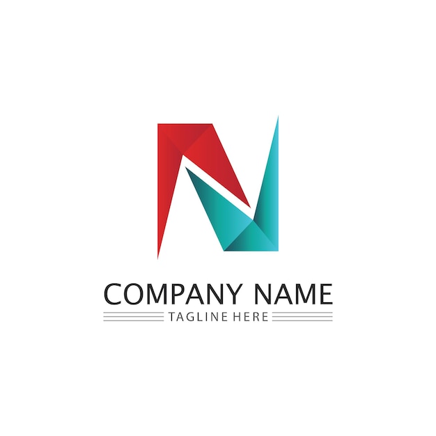 N Letter Logo Template