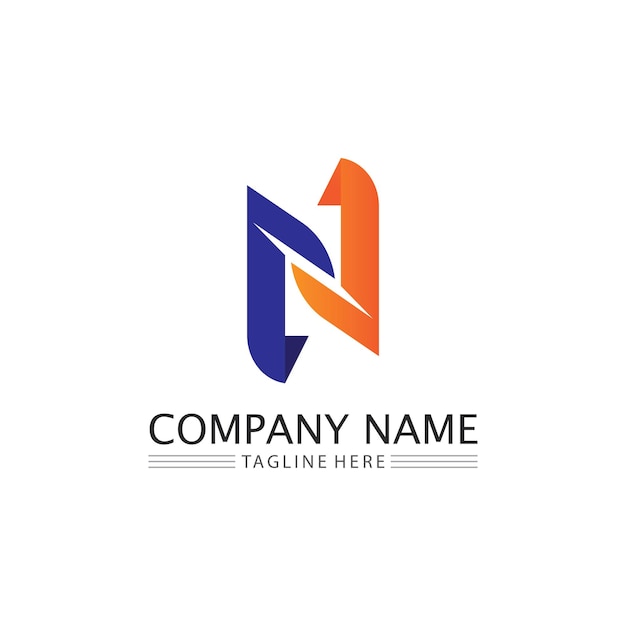 N Letter Logo Template