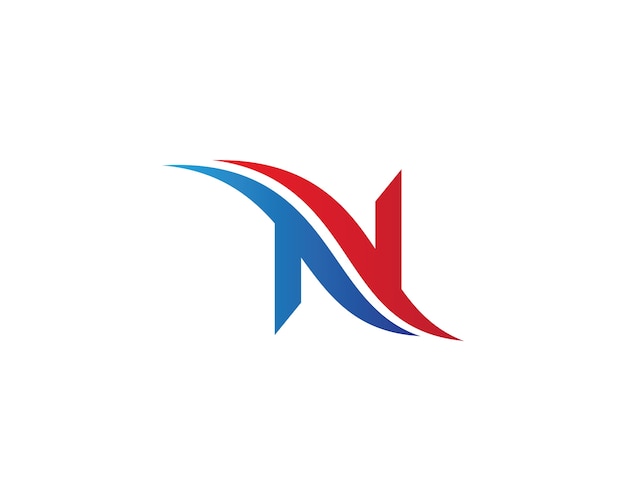 N letter symbol illustration