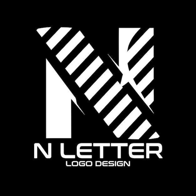 Vector n letter vector logo design