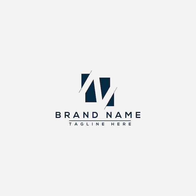 N Logo Design Template Vector Graphic Branding Element