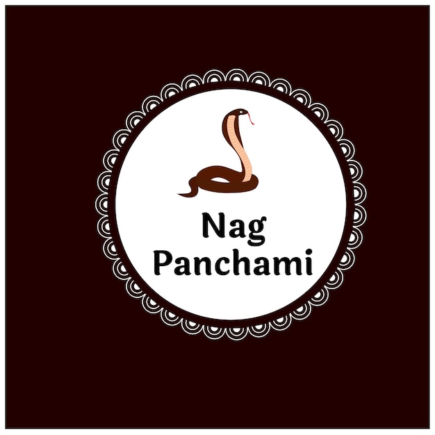 Naag Panchami Hindu Festival Vector Illustration