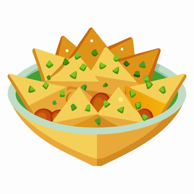 Vector nachos illustration art