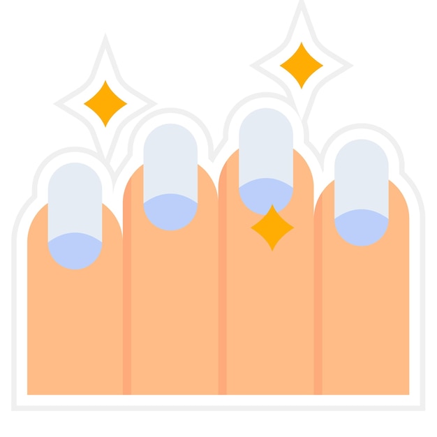 Vector nail icon