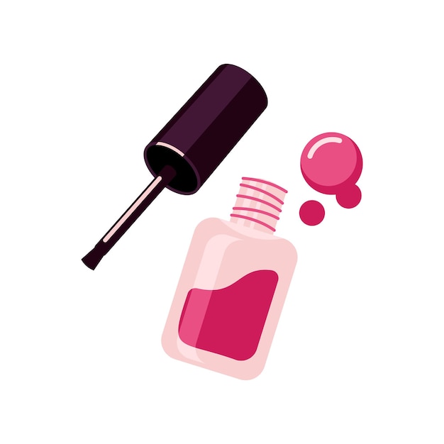 Nail Vector Makeup Illustration