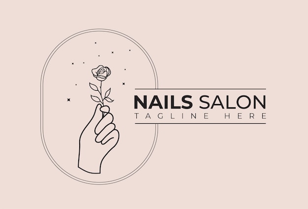 Nails salon logo