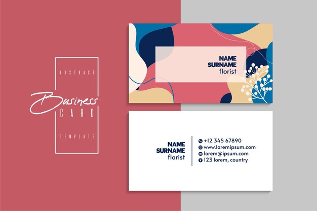 Vector name card