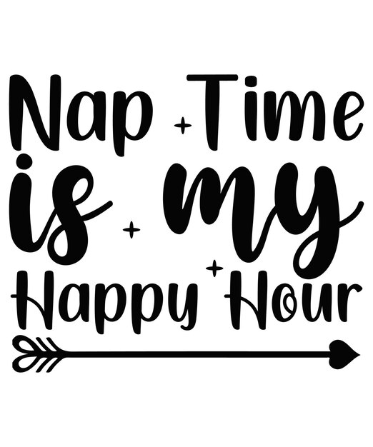 Vector nap time is my happy hour