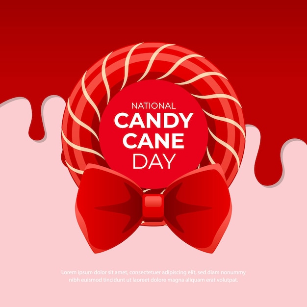 National Candy Cane Day Vector Design Template Vector EPS 10 Included