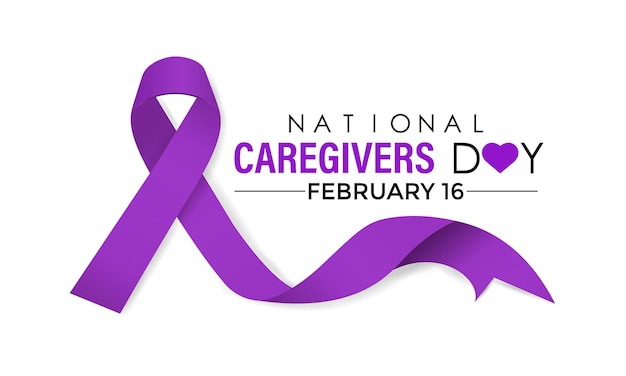 Vector national caregivers day february 16 it s raise awareness of caregiving issues educate communities