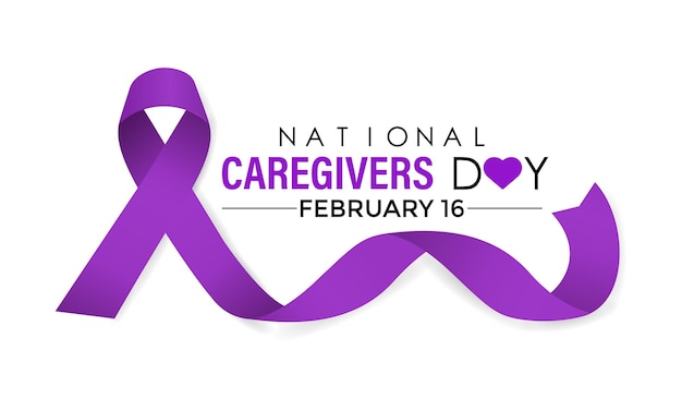 Vector national caregivers day february 16 it s raise awareness of caregiving issues educate communities