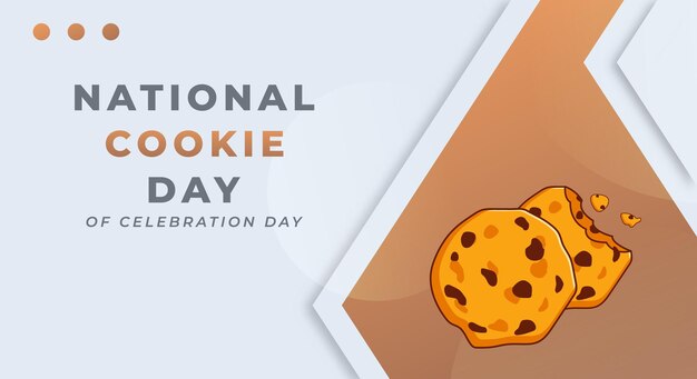 National Cookie Day Celebration Vector Design Illustration for Background Poster Banner Advertising