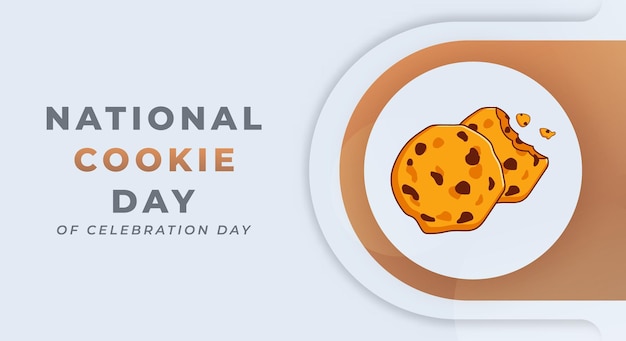 National Cookie Day Celebration Vector Design Illustration for Background Poster Banner Advertising