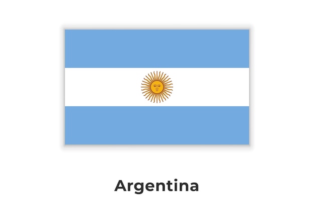 The National Flag of Argentina