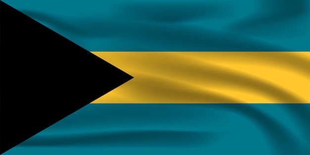 The National Flag of the Bahamas