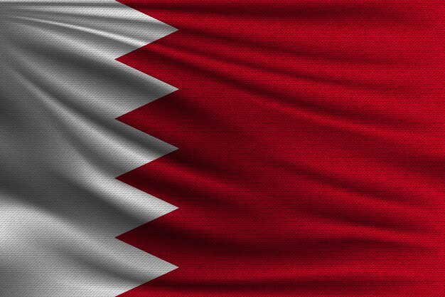 Vector the national flag of bahrain.