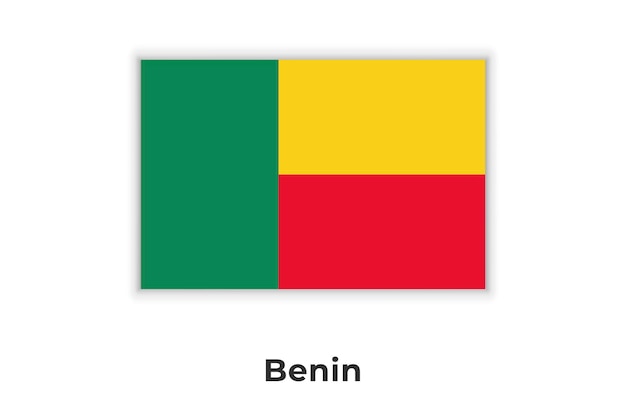 The National flag of Benin