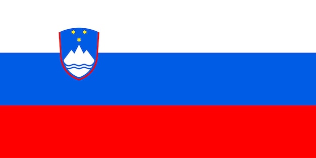 Vector national flag of slovenia that can be used for celebrating national days vector illustration