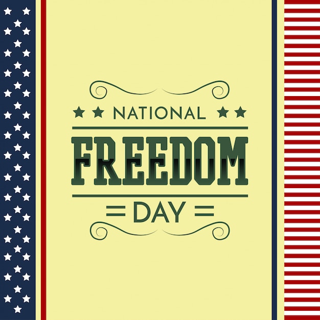 National Freedom Day Illustration