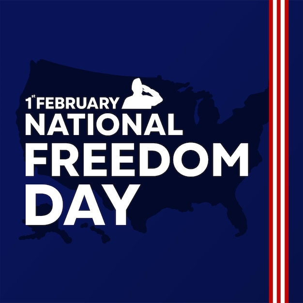 National Freedom Day vector