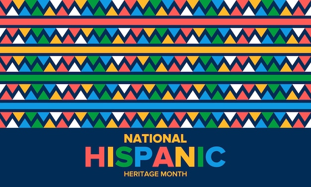 National Hispanic Heritage Month in September and October Hispanic and Latino Americans culture