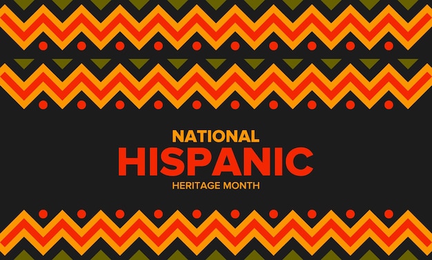 National Hispanic Heritage Month in September and October Hispanic and Latino Americans culture