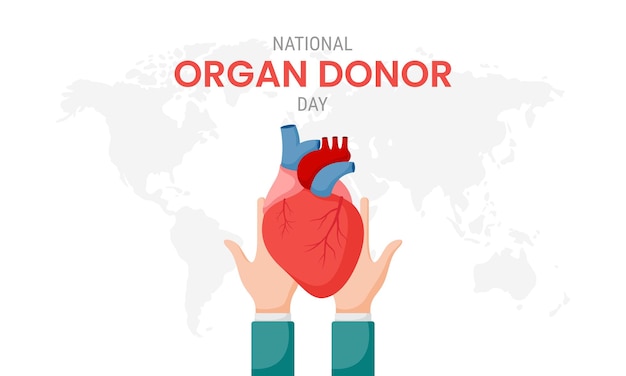 National organ donor day with Human Heart