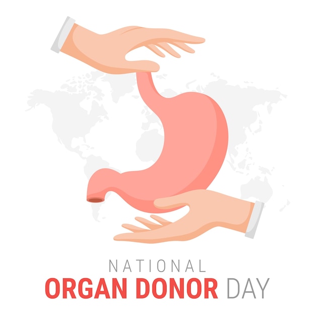 National organ donor day with Stomach