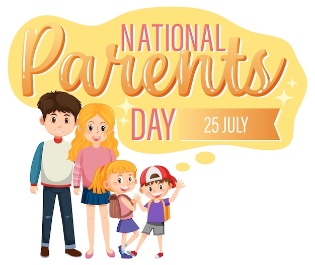 National Parents Day poster design