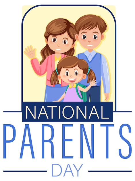 National Parents Day Poster Template