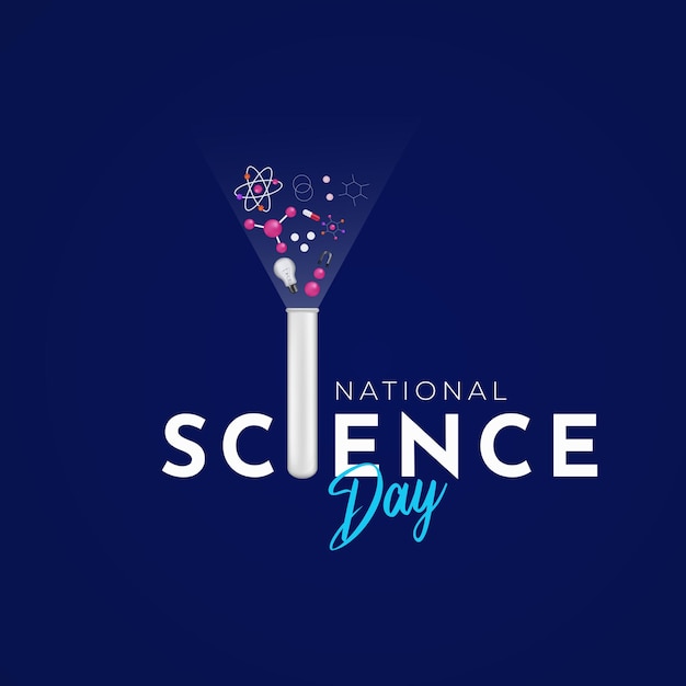 National Science Day Social Media Post