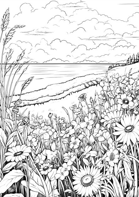 Natural Adult Coloring Page_9