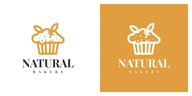 Natural bakery logo design