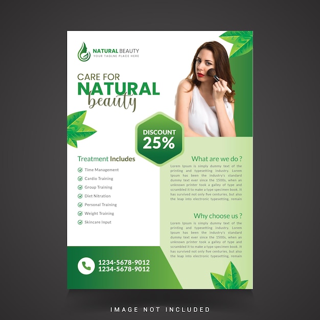 Natural Beauty Flyer Template