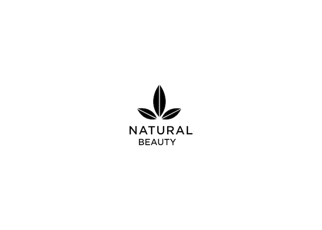 natural beauty logo design vector illustration