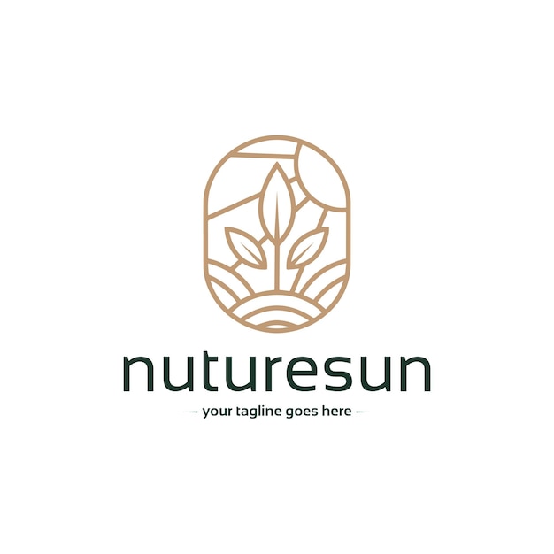 Natural Growth Logo Template