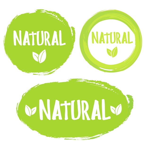 Natural product 100% label